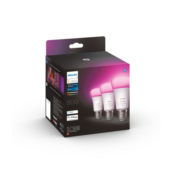 Philips Hue 6.5W A60 E27 3p EUR