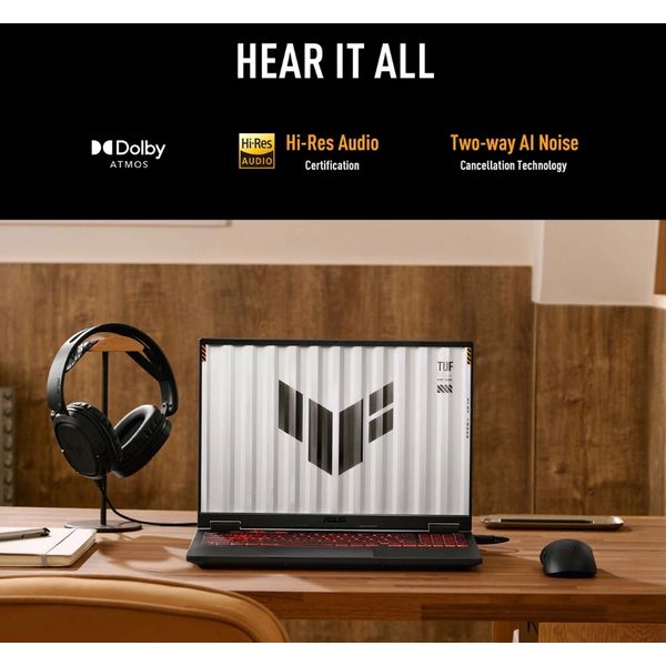 Asus 16 INCH TUF RTX5050R7 16GB 1TB W11H Gaming Laptop