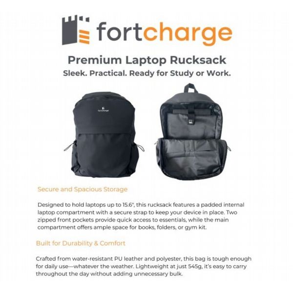 Fortcharge Laptop Backpack