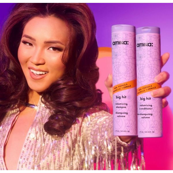 Amika NEW Big Hit Volumising Shampoo 275ml