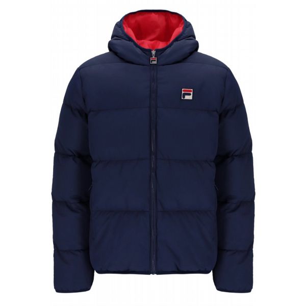 FILA HARRY HEAVYILY PADDED PUFFER JACKET MENS- FNAVY/FRED