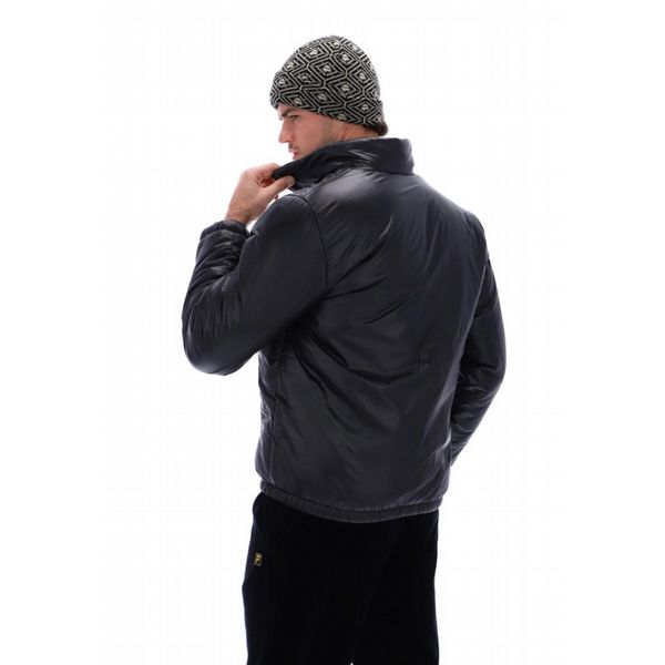 FILA MATERA WATERPROOF PADDED FUNNEL NECK JACKET MENS - BLACK