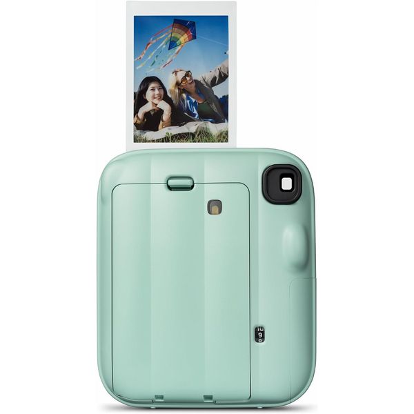 Fujifilm Instax Mini 13 Lagoon Green Instant Camera + 20-Pack Film Bundle (Glossy & Black Edge)