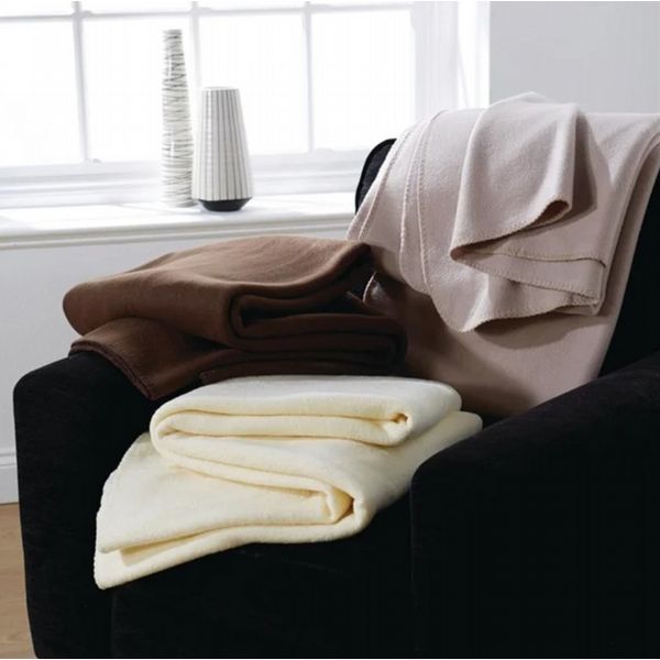 Mitre Essentials Polar Blanket Camel Single