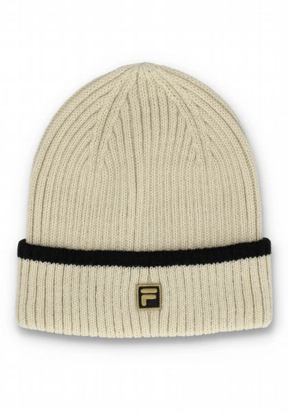 FILA ELLISON RIBBED TURNUP BEANIE-TOFU-OS