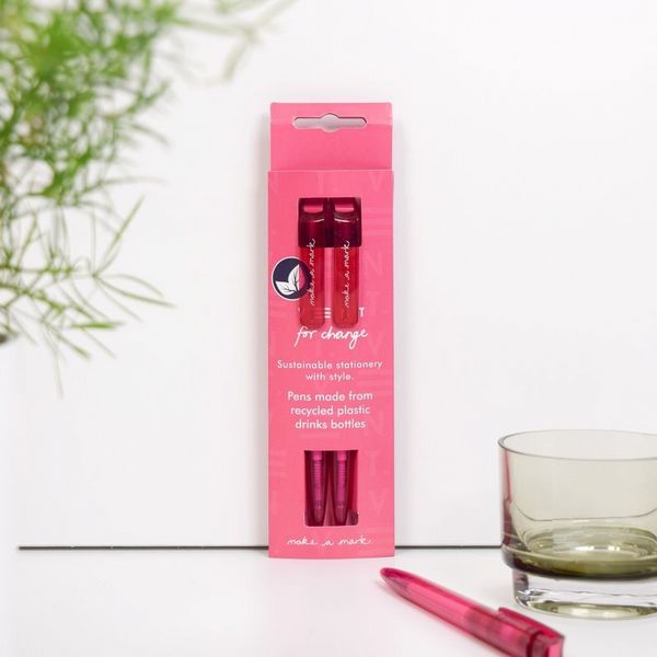 Make a Mark Recycled Pens � Raspberry Pink
