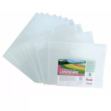 Pentel A4 document envelope  Transparent