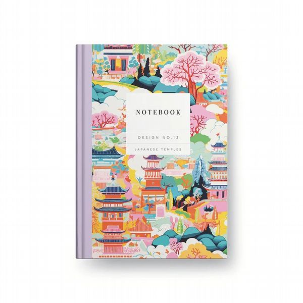 Ohh Deer Design No.13 Japanese Temples Hardback Notebook