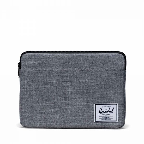 Herschel Anchor 13 Inch Sleeve Raven Crosshatch