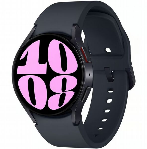 Refurbished As New Samsung Watch 6 40mm with GPS, Graphite, Grade A, Black Strap