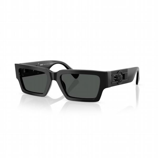 Versace Black Frame With Dark Grey Lens - Size Small