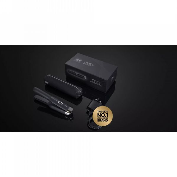 GHD Unplugged Cordless Hair Straightener (22mm Plate), Black