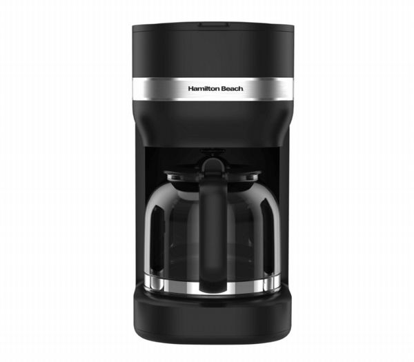 Hamilton Beach Ella Filter Coffee Machine Matte Black