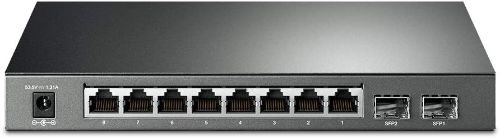 JetStream 8-Port Gigabit Smart PoE+ Switch with 2 SFP Slots