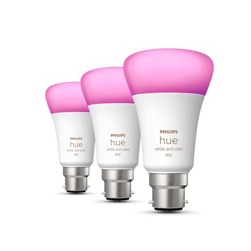 Philips Hue 6.5W A60 B22 3p UK