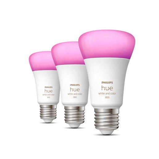 Philips Hue 6.5W A60 E27 3p EUR