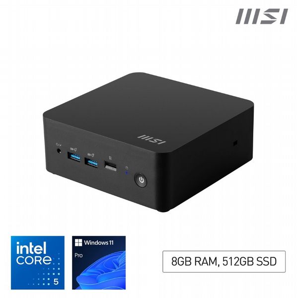 MSI Cubi NUC 1M i5 120U FS 8GB 512GB W11P Mini PC