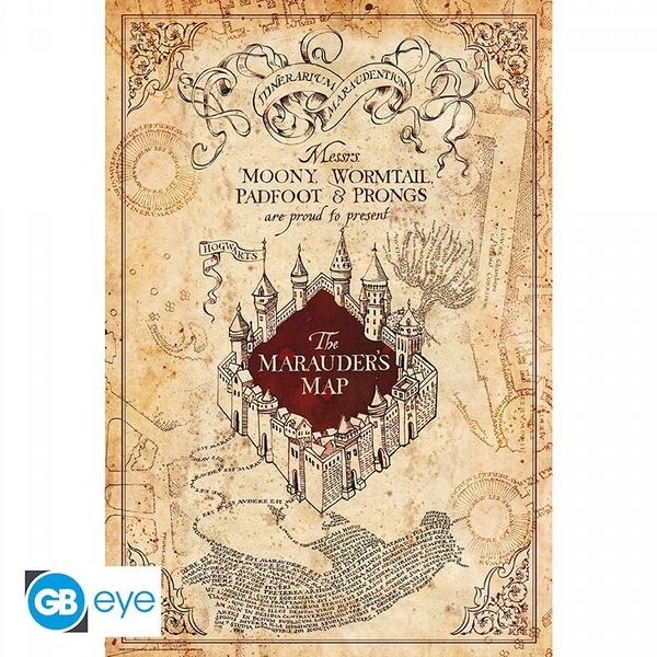 HARRY POTTER - Poster Maxi 91.5x61 - Maurauder's Map