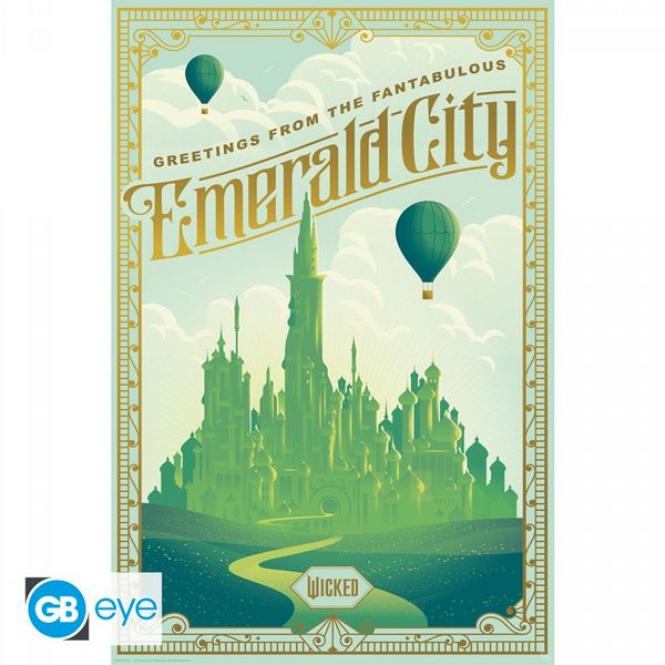 Wicked Emerald City 61 x 91.5cm Maxi Poster