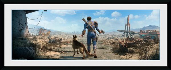 Fallout Sole Survivor Male 30 x 75cm Framed Collector Print