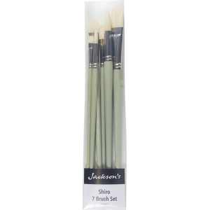 Jackson's: Shiro Professional Hog Bristle Hair Brush: Set of 7