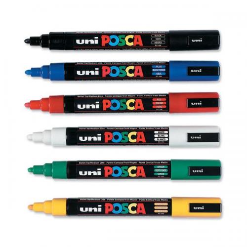 Uni: Posca Marker: PC-5M: Medium Bullet Tip: 1.8 - 2.5mm