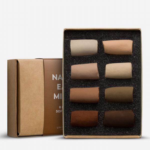 Unison Colour : Soft Pastel : Set of 8 Half Sticks : Natural Earth