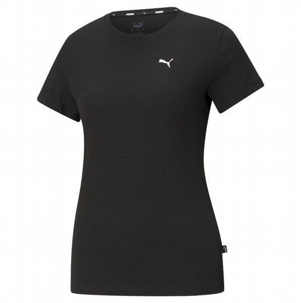 Puma Womens Small Logo Tee (Black)