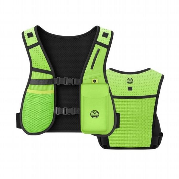 Six Peaks Hydration Running Vest (Safety Yellow, XSmall/Small)